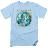 Aquaman Movie Trident Of Neptune Men's 18/1 Cotton Short-Sleeve T-Shirt