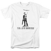 Army Of Darkness Boomstick! Men's 18/1 Cotton Short-Sleeve T-Shirt