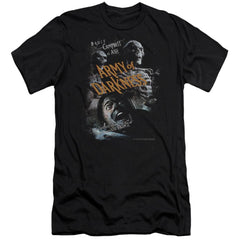 Army Of Darkness Covered Men's Ultra-Soft 30/1 Cotton Slim Short-Sleeve T-Shirt
