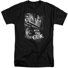 Army Of Darkness Guy With The Gun Men's 18/1 Tall Cotton Short-Sleeve T-Shirt