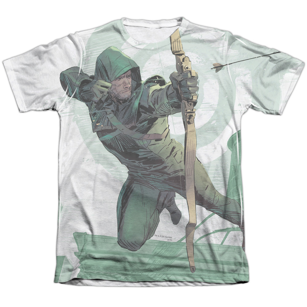 Arrow City Bullseye Men's Regular Fit Poly Cotton Short-Sleeve T-Shirt