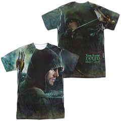 Arrow Hero (Front/Back Print) Men's Regular Fit Polyester Short-Sleeve T-Shirt