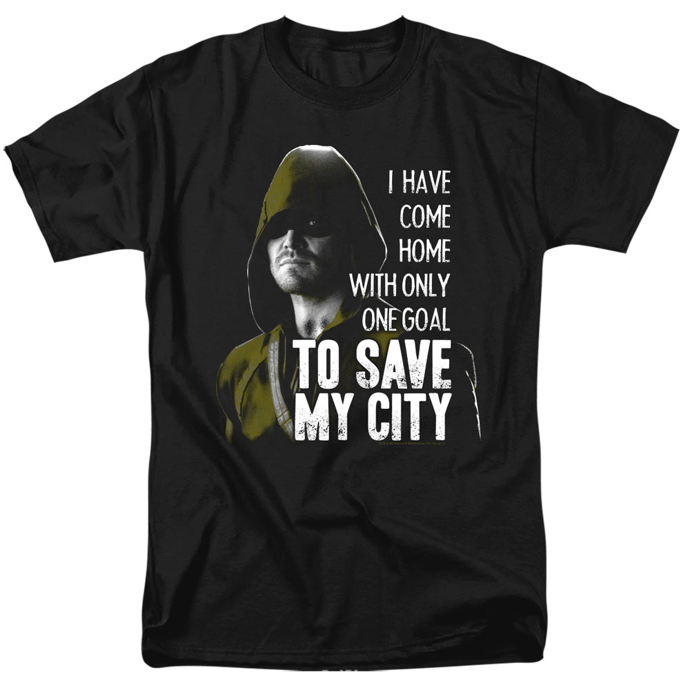 Arrow Save My City Men's 18/1 Cotton Short-Sleeve T-Shirt