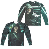 Arrow Two Sides (Front/Back Print) Men's Regular Fit Polyester Long-Sleeve T-Shirt