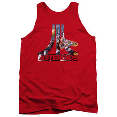 Atari Asteroids Atari Men's 18/1 Cotton Tank Top