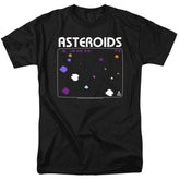 Atari Asteroids Screen Men's 18/1 Cotton Short-Sleeve T-Shirt