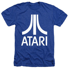 Atari Atari Logo Men's 30/1 Heather 60 40 Poly Short-Sleeve T-Shirt