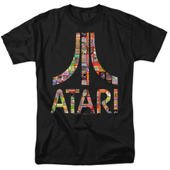Atari Box Art Men's 18/1 Cotton Short-Sleeve T-Shirt