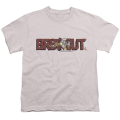 Atari Breakout Distressed Youth 18/1 100% Cotton Short-Sleeve T-Shirt