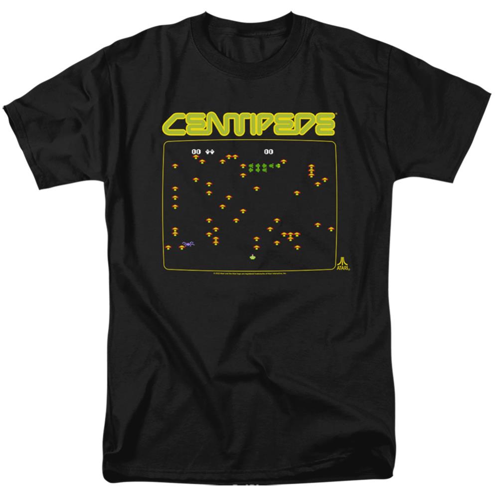 Atari Centipede Screen Men's 18/1 Cotton Short-Sleeve T-Shirt