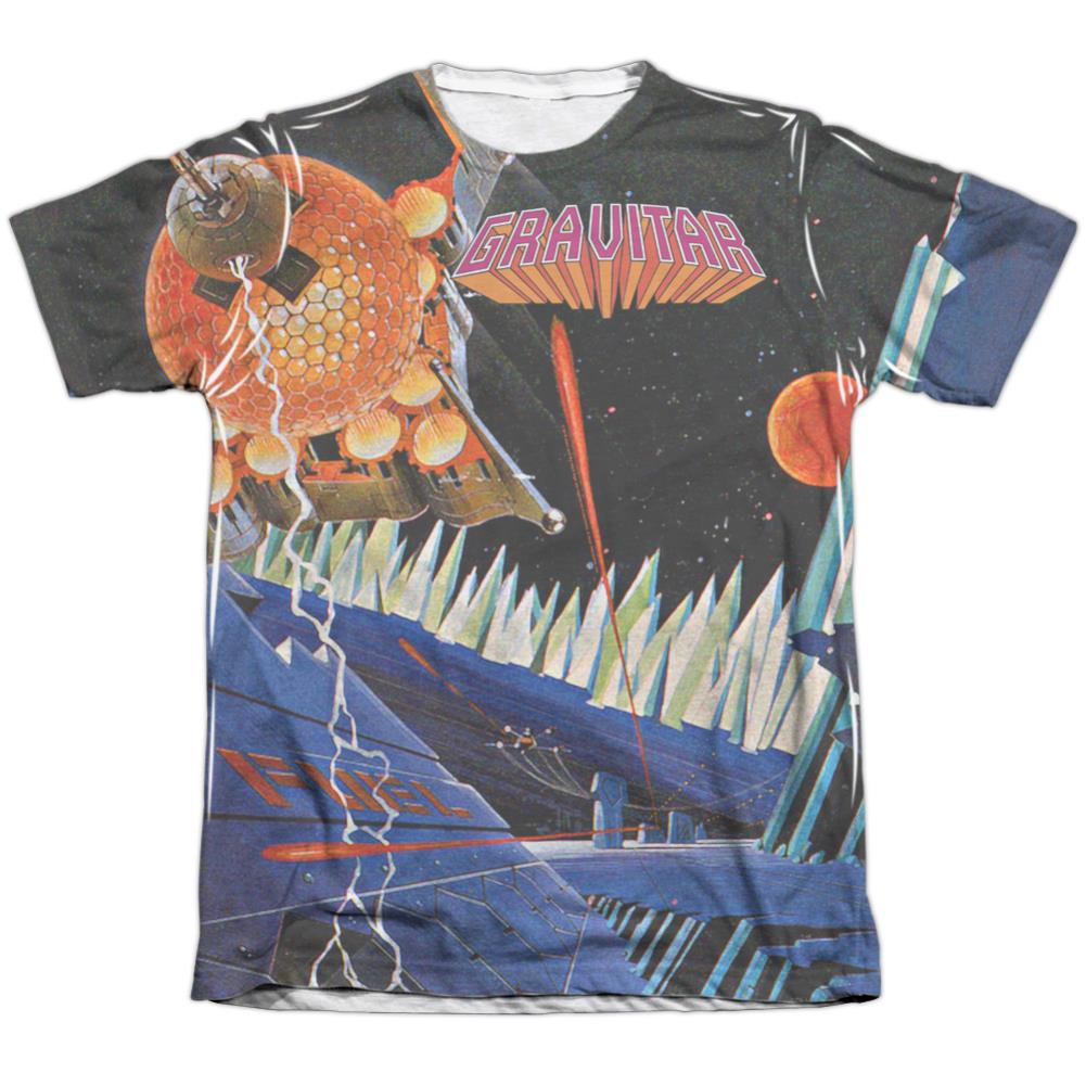 Atari Gravitar Men's Regular Fit Poly Cotton Short-Sleeve T-Shirt