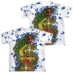 Atari Insect Attack (Front/Back Print) Youth Regular Fit Poly Short-Sleeve T-Shirt