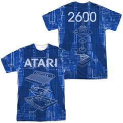 Atari Inside Out (Front/Back Print) Men's Regular Fit Polyester Short-Sleeve T-Shirt