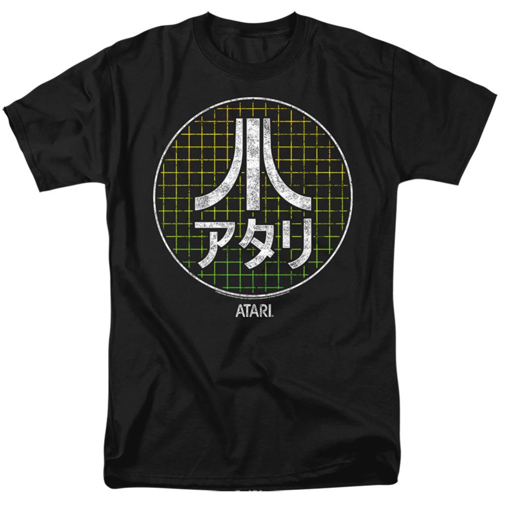 Atari Japanese Grid Men's 18/1 Cotton Short-Sleeve T-Shirt