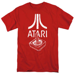 Atari Joystick Logo Men's 18/1 Cotton Short-Sleeve T-Shirt