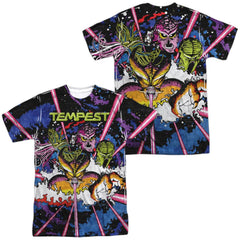 Atari Key Art (Front/Back Print) Men's Regular Fit Polyester Short-Sleeve T-Shirt