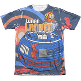 Atari Lunar Landing Men's Regular Fit Poly Cotton Short-Sleeve T-Shirt