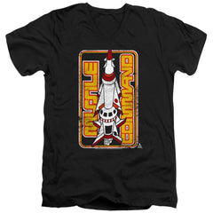 Atari Missile Men's 30/1 Cotton Slim V-Neck T-Shirt