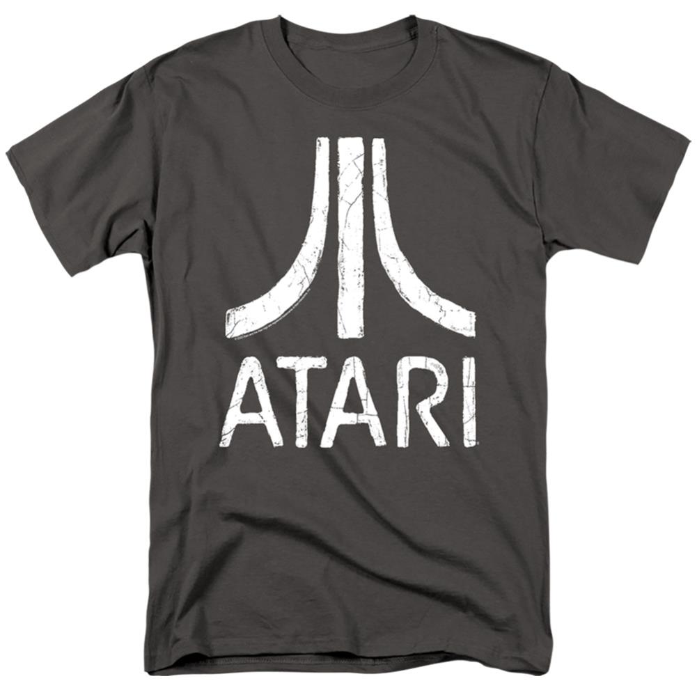 Atari Rough Logo Men's 18/1 Cotton Short-Sleeve T-Shirt