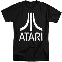 Atari Rough Logo Men's 18/1 Tall Cotton Short-Sleeve T-Shirt