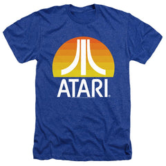 Atari Sunrise Clean Men's 30/1 Heather 60 40 Poly Short-Sleeve T-Shirt