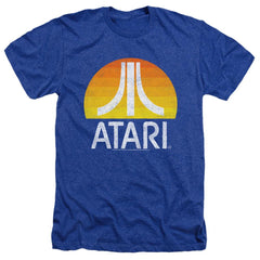 Atari Sunrise Eroded Men's 30/1 Heather 60 40 Poly Short-Sleeve T-Shirt