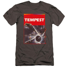Atari Tempest Box Art Men's Ultra-Soft 30/1 Cotton Slim Short-Sleeve T-Shirt
