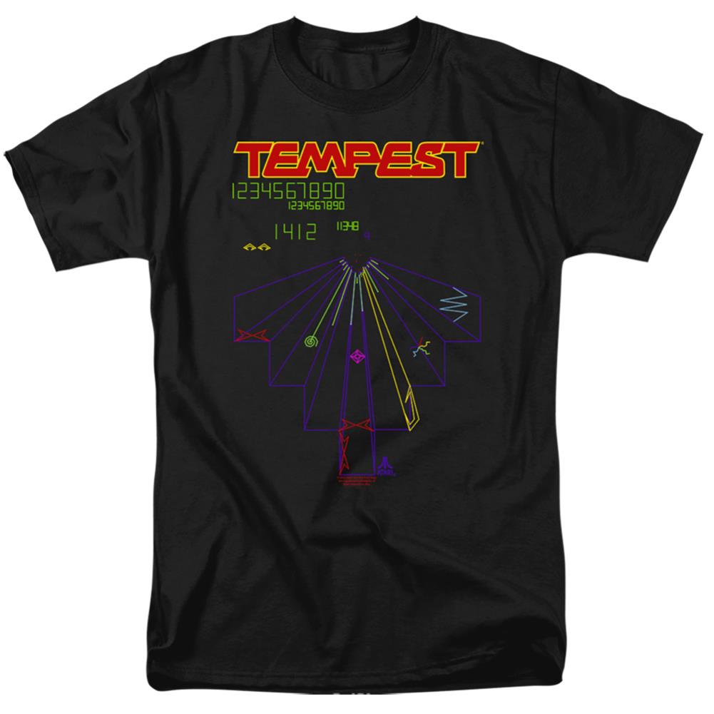 Atari Tempest Screen Men's 18/1 Cotton Short-Sleeve T-Shirt