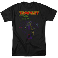 Atari Tempest Screen Men's 18/1 Cotton Short-Sleeve T-Shirt
