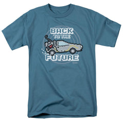 Back To The Future 8 Bit Future Men's 18/1 Cotton Short-Sleeve T-Shirt