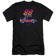 Back To The Future 88 Mph Men's Ultra-Soft 30/1 Cotton Slim Short-Sleeve T-Shirt