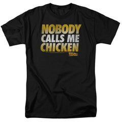 Back To The Future Chicken Men's 18/1 Cotton Short-Sleeve T-Shirt