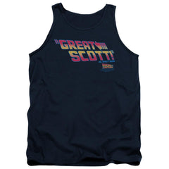 Back To The Future Great Scott Men's 18/1 Cotton Tank Top