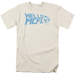 Back To The Future Hello McFly Men's 18/1 Cotton Short-Sleeve T-Shirt