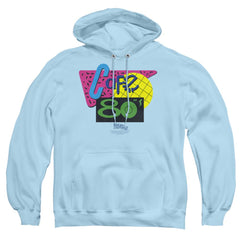 Back To The Future II Cafe 80s Men's Pull-Over 75 25 Poly Hoodie