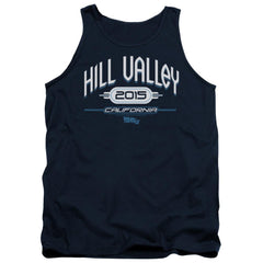 Back To The Future II Hill Valley 2015 Men's 18/1 Cotton Tank Top
