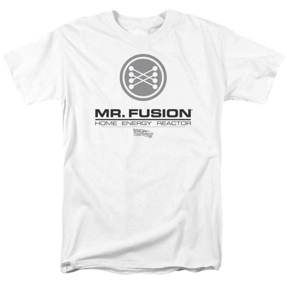 Back To The Future II Mr. Fusion Logo Men's 18/1 Cotton Short-Sleeve T-Shirt