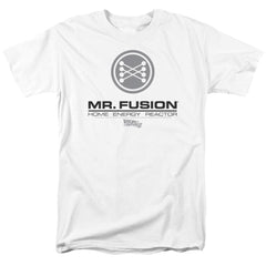 Back To The Future II Mr. Fusion Logo Men's 18/1 Cotton Short-Sleeve T-Shirt