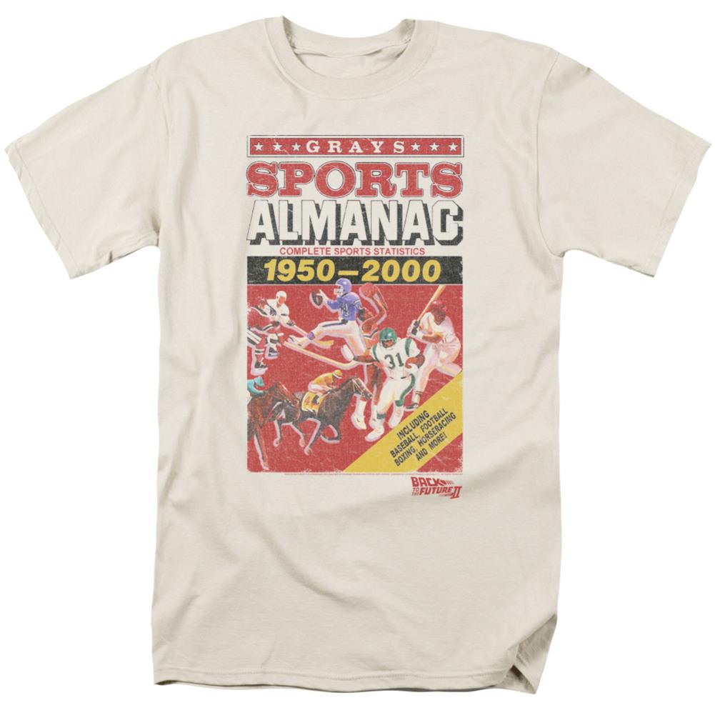 Back To The Future II Sports Almanac Men's 18/1 Cotton Short-Sleeve T-Shirt