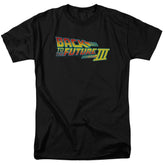 Back To The Future III Logo Men's 18/1 Cotton Short-Sleeve T-Shirt