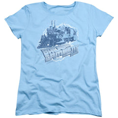 Back To The Future III Time Train Women's 18/1 Cotton Short-Sleeve T-Shirt