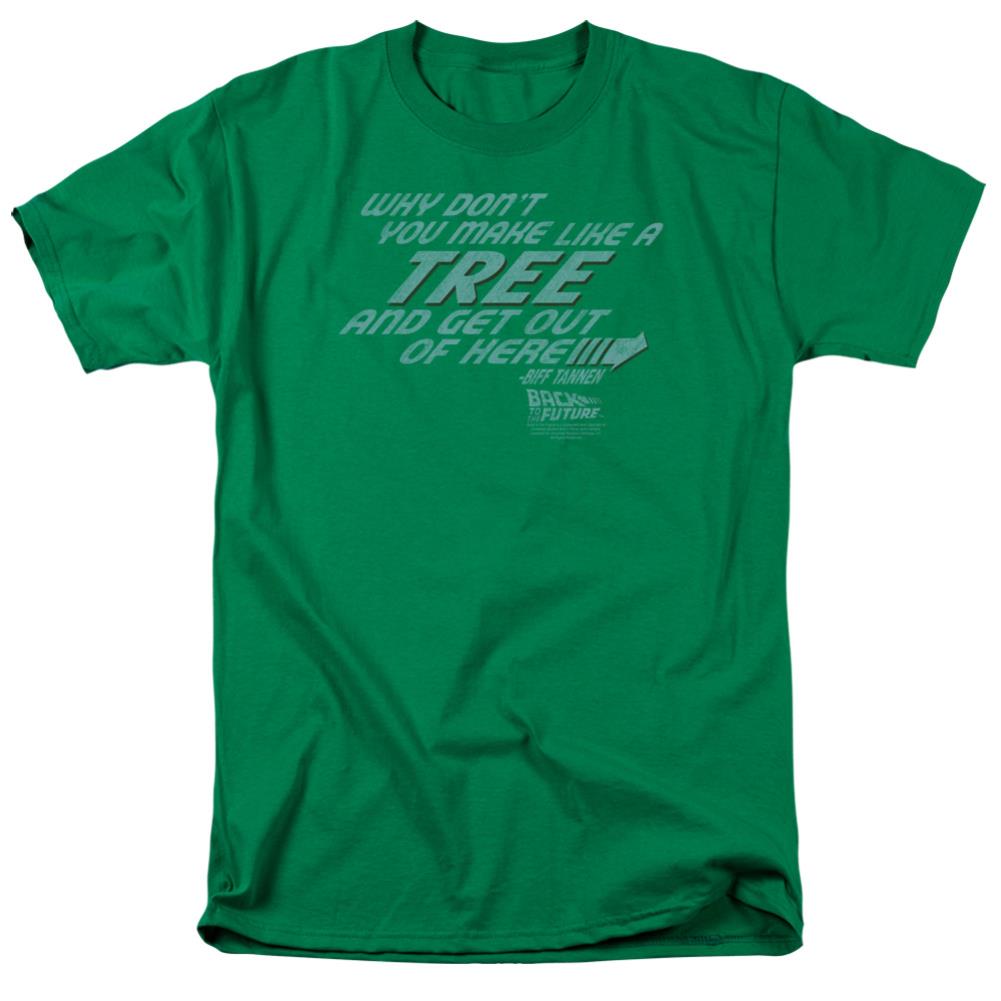 Back To The Future Make Like A Tree Men's 18/1 Cotton Short-Sleeve T-Shirt