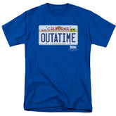 Back To The Future Outatime Plate Men's 18/1 Cotton Short-Sleeve T-Shirt