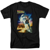 Back To The Future Poster Men's 18/1 Cotton Short-Sleeve T-Shirt