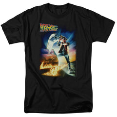 Back To The Future Poster Men's 18/1 Cotton Short-Sleeve T-Shirt