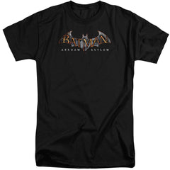 Batman Arkham Asylum Arkham Asylum Logo Men's 18/1 Tall Cotton Short-Sleeve T-Shirt