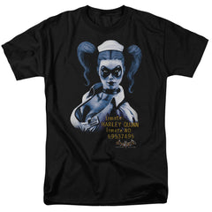 Batman Arkham Asylum Arkham Harley Quinn Men's 18/1 Cotton Short-Sleeve T-Shirt