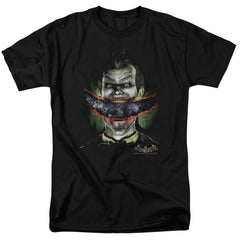 Batman Arkham Asylum Crazy Lips Men's 18/1 Cotton Short-Sleeve T-Shirt