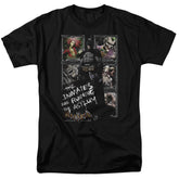 Batman Arkham Asylum Running The Asylum Men's 18/1 Cotton Short-Sleeve T-Shirt