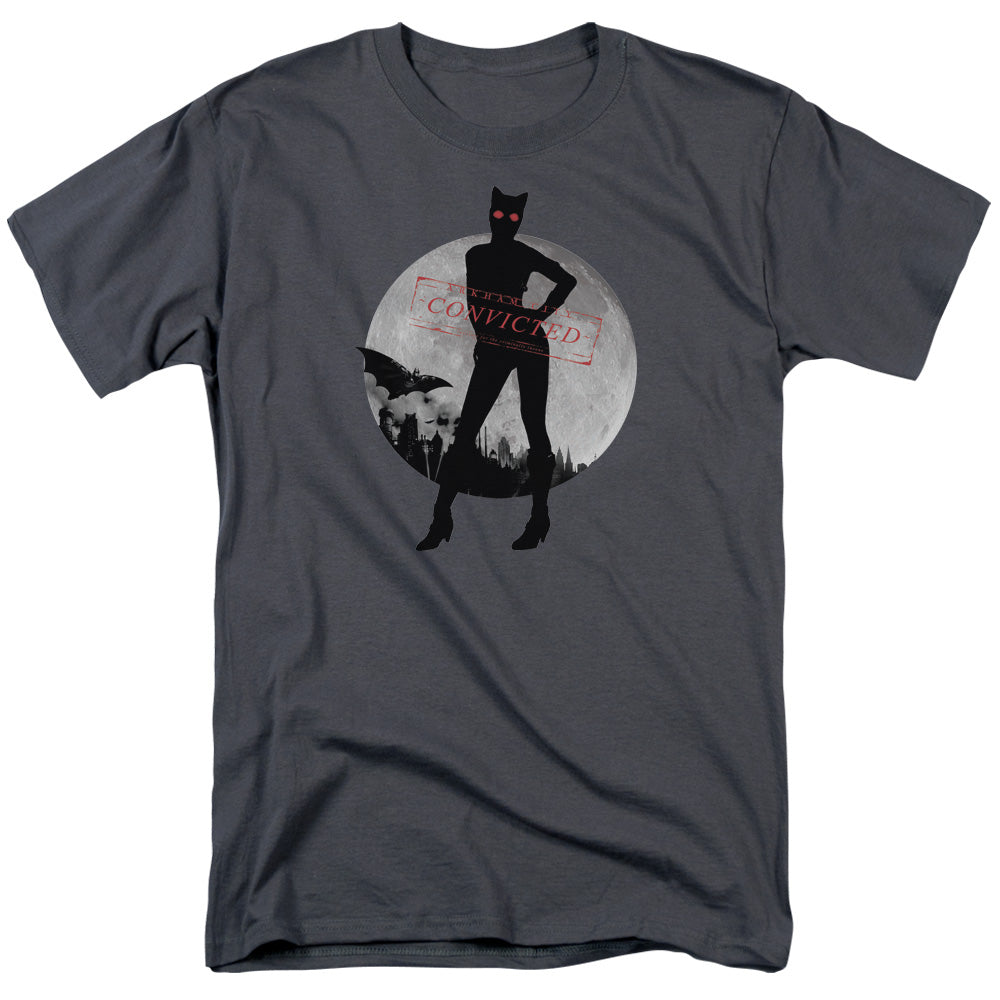 Batman Arkham City Catwoman Convicted Men's 18/1 Cotton Short-Sleeve T-Shirt